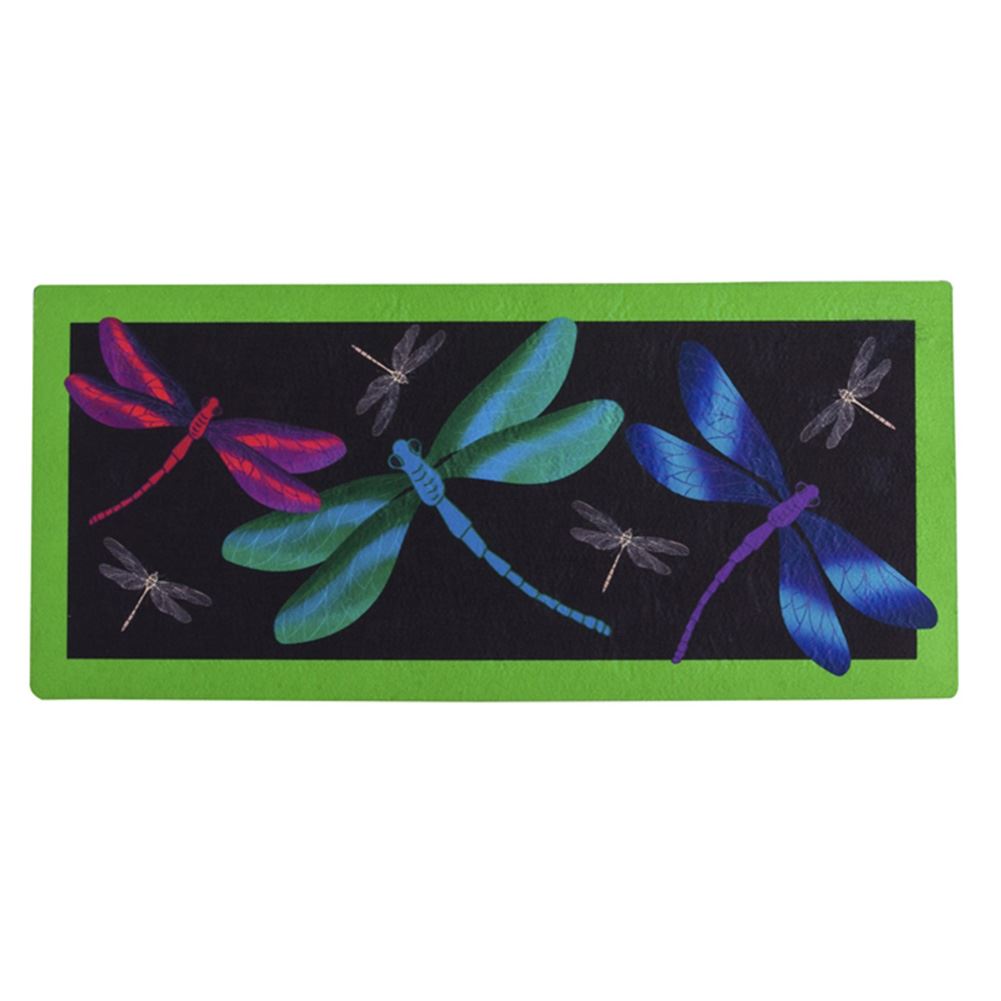 Evergreen Sassafras Switch Mat Colorful Dragonflies