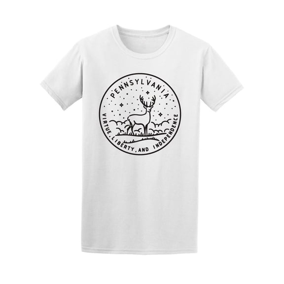 Pennsylvania T-Shirt Men -Image by Shutterstock, Male x-Large