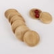 thumbnail image 5 of 4 platos pequeños de bambú para mojar, aperitivos, salsa de soja y postres naturales., 5 of 8