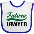 thumbnail image 3 of Inktastic Future Lawyer Boys or Girls Baby Bib, 3 of 4