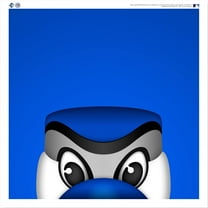 Ace Toronto Blue Jays 12'' x 12'' Minimalist Mascot Poster Print