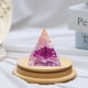 thumbnail image 4 of Pirámide Cristal Generador de Energía Árbol Piedra Curación Espiritual Rosa, 4 of 7