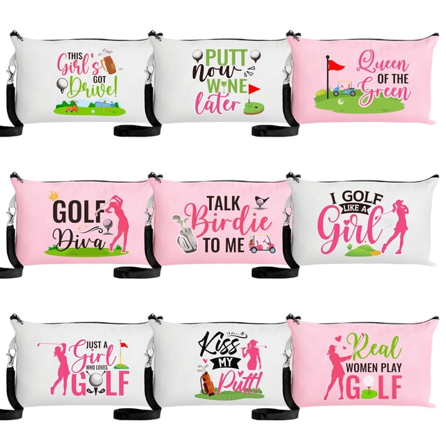 Set de Bolsas Cosméticas R HORSE Golf 9 piezas Lona 21x13x4 cm