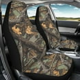 thumbnail image 3 of Kuiaobaty Car Seat Cover for Front Seats 2 Pack Breathable Front Seat Protection Accessories Universal Fit, Camo Hunting Forest Green, 3 of 7