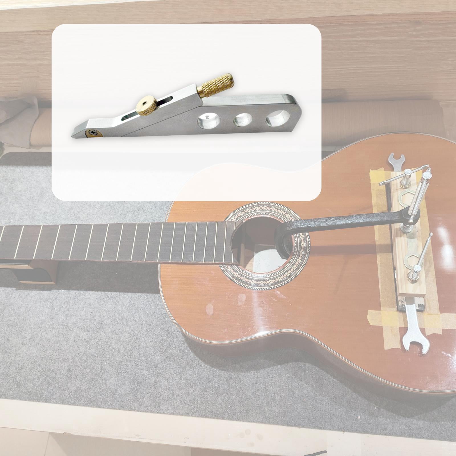 Dualoai Guitar Nut Scrbe Tool Repair Tool,Compact,Portable,Lightweight,Professional Metal Accessories Classical Instruments Making