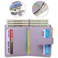 thumbnail image 2 of FALAN MULE Small Wallets Woman Leather Bifold RFID Blocking Card Holder With Zipper Coin Pocket, 2 of 6