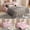Pink, variant on YWEN 73.2" Queen Size Pull Out Sofa Bed, 3-in-1 Convertible Sleeper, Velvet Loveseat for Living Room, Apartment, Bedroom Small Spaces