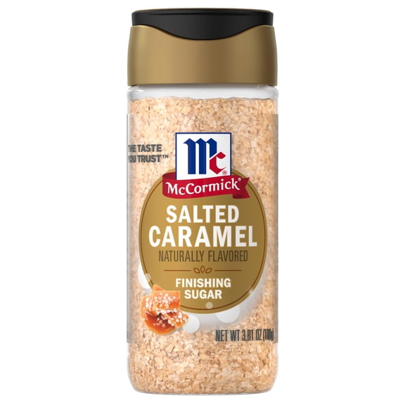 McCormick Salted Caramel Finishing Sugar, 3.81 oz Bottle