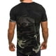 thumbnail image 2 of Hombres verano coreano seda deportes delgada manga corta camuflaje gimnasia correr baloncesto camiseta ropa superior Methold FS7570-07, 2 of 4