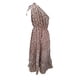 thumbnail image 5 of Moda mujer verano impresión un hombro sin mangas con volantes vestido largo Fridja  hjkh2574, 5 of 5