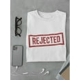 thumbnail image 3 of Rejected Red Ink Stamp T-Shirt Men -Image by Shutterstock, Male 4X-Large, 3 of 4