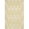 thumbnail image 2 of SAFAVIEH Cambridge Sam Geometric Wool Area Rug, Light Gold/Ivory, 5' x 8', 2 of 7