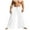 White, variant on CHEEREAM Mens Flowy Boho Pants Baggy Drawstring Elastic Waist Ruffle Hem Pants Beach Loose Palazzo Pants with Pockets Black L
