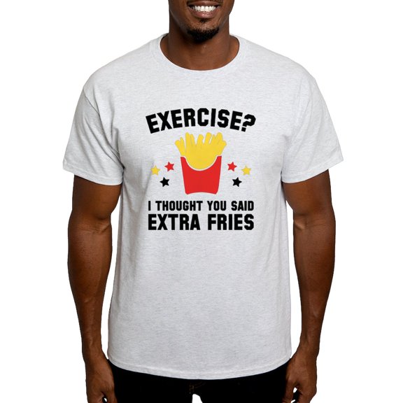 CafePress - Exercise? T Shirt - Men's Classic Graphic T-Shirt