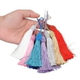 thumbnail image 5 of 50-Pack Premium Polyester Bookmark Tassels - Durable, Bright Assorted Colors for Wide Applications - Mini Tassels, 5 of 8