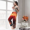 thumbnail image 5 of Rateoe Romantic Roses Sunset Ocean Pattern Women’s Ultra-Soft Comfy Pajama Lounge Pants Sleepwear,Comfortable Lounge Wear,lightweight Pajamas, Casual Home Wear-Medium, 5 of 6