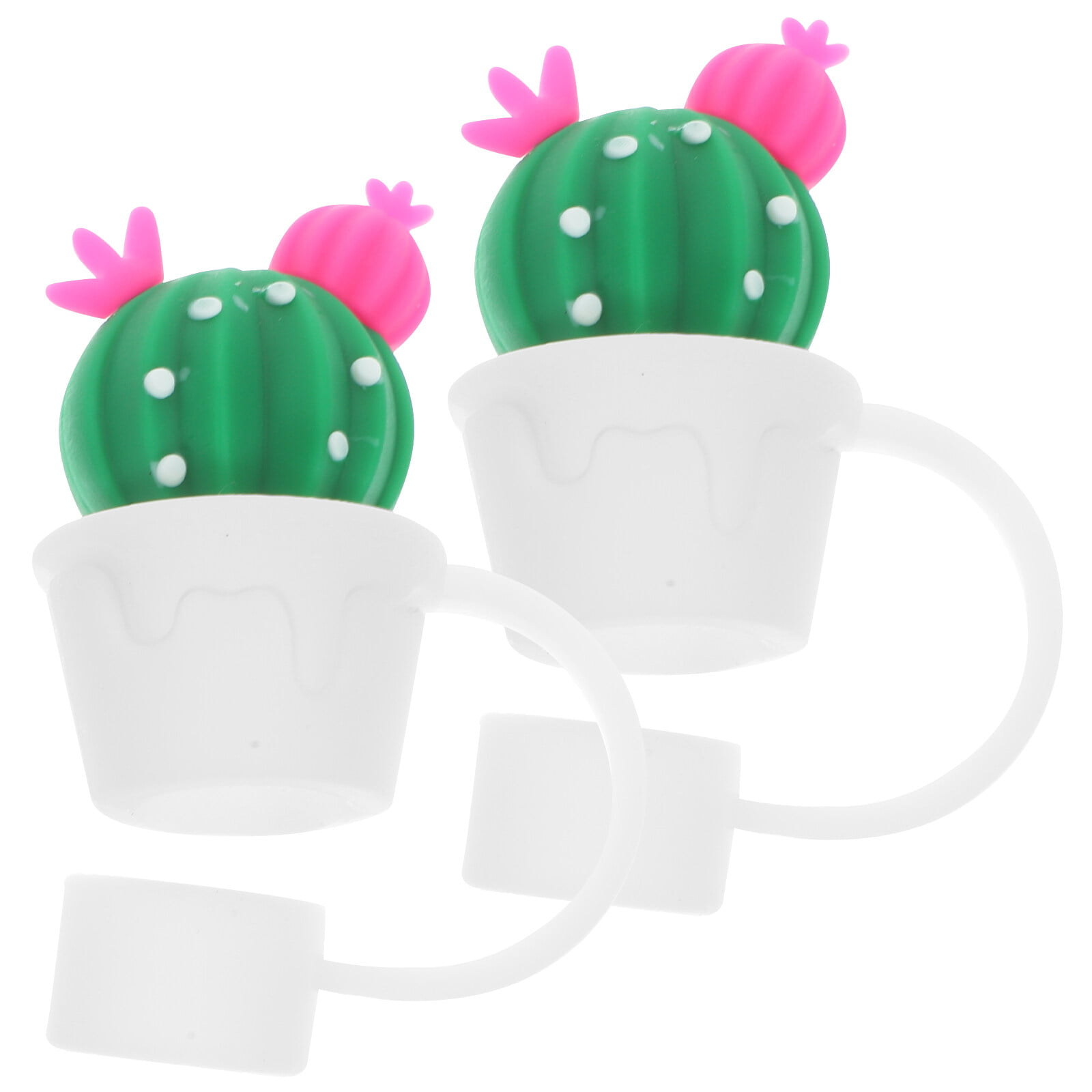 Cactus and Whale Tail Straw Toppers set of 3 for Tumbler, Straw