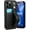 Black, variant on iPhone 14 Pro Max Wallet Case with Screen Protector, iPhone 14 Pro Max Case Wallet with Card Holder and Hand Strap, Leather Kickstand Card Slots Case for iPhone 14 Pro Max 6.7 inch Black