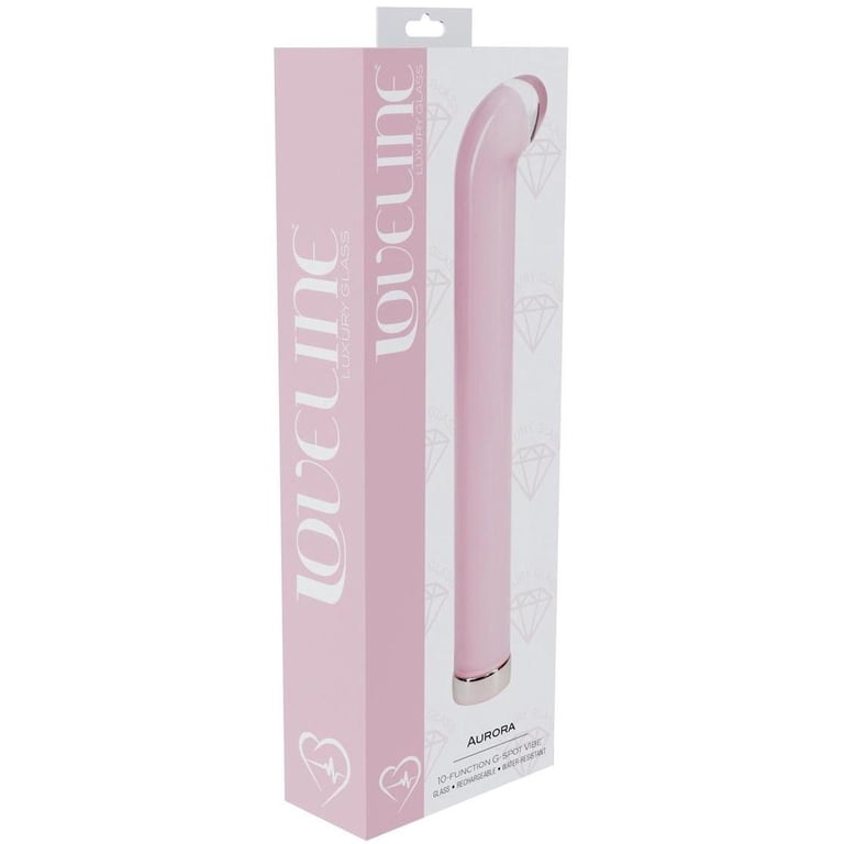 Loveline Aurora 10 Function Rechargeable Glass 6.3in G-Spot
