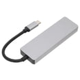 thumbnail image 2 of Hub USBC, concentrador expansor de puerto USB plateado con divisor USB C, experiencia incomparable, 2 of 12