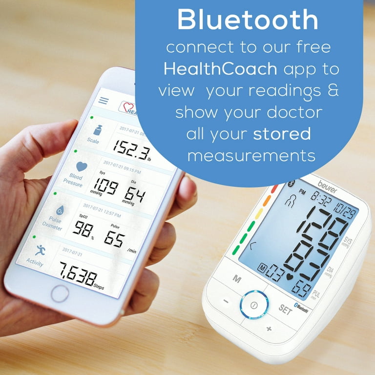 Beurer Bluetooth Upper Arm Blood Pressure Monitor, BM67