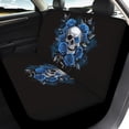 thumbnail image 4 of Pzuqiu Car Seat Cover Sets Full Set Elastic Car Seat Covers Full Set Polyester Fabric Removable Protect, Fit for Truck Cars Sedans, Skull and Rose Design, 4 of 10
