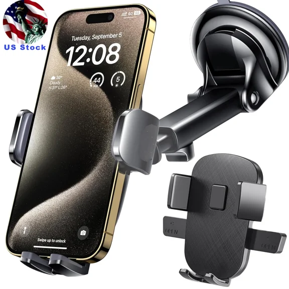 Car Phone Gps Navigator Holder Mount Phone Mount For Car Windshield Dashboard