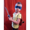 thumbnail image 5 of Blue Cosplay Costume Set for Kids Boys and Girls Inspired by Ninja Turtle Superheroes, Including Accessories, 5 of 5