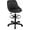 Black Big Back, variant on KLASIKA PU Leather Rolling Bar Stool with Wheels and Back, Tall Drafting Stool with Adjustable Height and Footrest, Multi-Purpose Office Desk Chair for Home Kitchen Shop Work, Black (1PK)