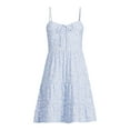 thumbnail image 5 of No Boundaries Juniors' Tiered Babydoll Dress, 5 of 5