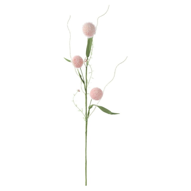 Flores de Simulación de Navidad de Pelota de Diente de León de Cabeza Triple
