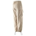 thumbnail image 7 of Men's Pants Casual Daily Outdoor Beach Lightweight Breathable Pants Casual Pants for Men Khaki L, 7 of 7