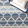 thumbnail image 6 of SAFAVIEH Cabana Burke Geometric Indoor/Outdoor Area Rug, Blue/Grey, 6'7" x 9', 6 of 14