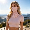 thumbnail image 3 of Face Guard High-Density Anti-UV Fabric Sun Protection Face Guard 3D Tailored Fit Adjustable Straps Summer Outdoor Face Protector, 3 of 7