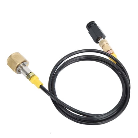 NFTIGB 1.5m / 4.9ft G1/2-14 CGA320 CO2 Tank Adapter Soda Hose Kit High Pressure Nylon Accessories for SodaStream USA Canada