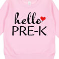 thumbnail image 3 of Inktastic Hello Pre-k Toddler Sweatshirt, 3 of 4