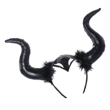 Halloween Hair Band Devil Headband Headwear for Pretend Toy Party Black