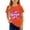 Orange, variant on 100 Days Of School Shirts Graphic Tshirt Short Sleeve Round Neck Back To School Shirt Summer Clothes for Teens Comfy Lightweight Casual Outgoing Tops