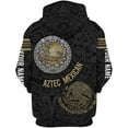 thumbnail image 5 of Mostprints Personalized Name Aztec Shirts for Men, Aztec Warrior Shirt, Mexican Shirts for Men Mexican Azteca, Mexico Shirts (397) (T-Shirt, 4XL), 5 of 6