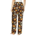 thumbnail image 3 of Sigee Skulls Print Women's Soft Pajama Pants - Breathable and Comfortable Lounge Sleep Bottoms with Elastic Waistband and Pockets-Small, 3 of 9