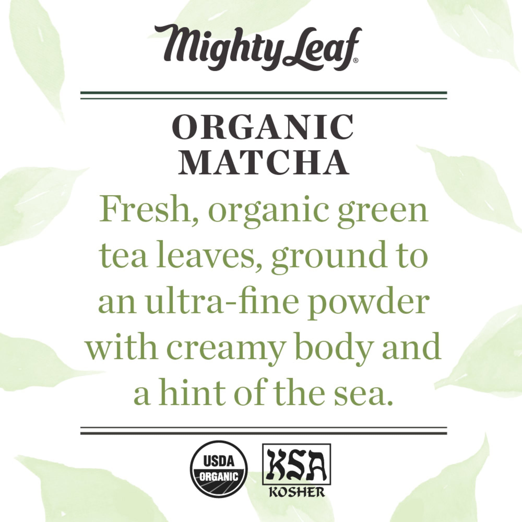 Mighty Leaf Tea Organic Japanese Matcha Green Tea Powdered Tea Mix, 1.5 oz