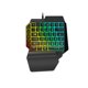 thumbnail image 1 of sweethay Teclado para juegos con cable, retroiluminación LED, 39 teclas, Teclado de para una mano, Teclado para juegos, Teclado retroiluminado Juegos de teclado y mouse para computadora No.01, 1 of 5