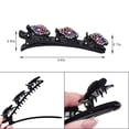 thumbnail image 4 of 8 PCS Sparkling Crystal Stone Braided Hair Clips for Women Rhinestone Braided Hair Clips Hairpin Duckbill Clip for Thick Thin Hair Girls Hair Accessories, 4 of 5