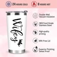 thumbnail image 5 of Valentines Day Gifts for Her - Valentines Day Gifts for Wife, Wife Valentines Day Gifts - Valentines Gifts for Her, Wife, Women - Wedding Anniversary, Birthday Gifts for Wife from Husband Tumbler 20Oz, 5 of 6