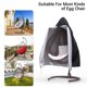 thumbnail image 5 of Funda Para Silla De Columpio De Patio Mrrihand, Fundas Impermeables Para Sillas De Huevo Para Muebles De Exterior, Fundas Para Sillas De Columpio A Prueba De Viento Con Cremallera Y Cordón (74,8 Alto, 5 of 5