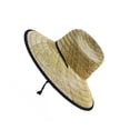 thumbnail image 1 of Sombrero de playa de paja de trigo Qarigey Unisex ajustable protección solar regalo para verano, 1 of 6