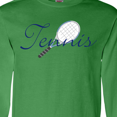 thumbnail image 4 of Inktastic Tennis Sports Racquet Long Sleeve T-Shirt, 4 of 5