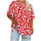 thumbnail image 3 of TaTaai Women Plus Size Solid Round Neck Short Sleeve Tee Spring Summer Casual Basic T Shirts Soft Lightweight Comfy Plus Size Tops for Daily Outfits XL-5XL Gift, 3 of 6
