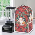 thumbnail image 5 of HELLHERO Coffee Machine Dust Cover for Kitchen Use AntiSlip Waterproof Kitchen Blender Dust Cover, Santa with Gift Boxes and Poinsettias, 5 of 6