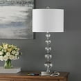thumbnail image 5 of SAFAVIEH Liam 29 in. Table Lamps with USB Port, Clear/Chrome, Set of 2, 5 of 11